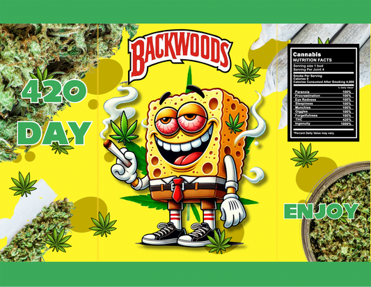 420 Backwoods Editable Digital Party Favor Bundle