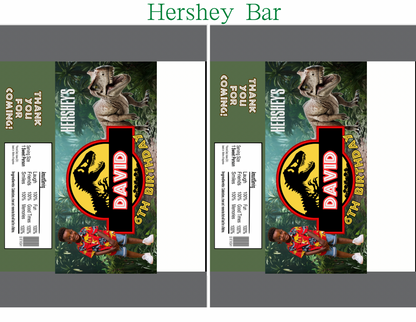 🦖 Green Dino Park Digital Party Favor Templates