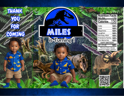 🦖 Jurassic Park Digital Party Favor Templates