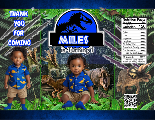 🦖 Jurassic Park Digital Party Favor Templates