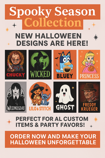 Digital Wanna Play Horror Doll Digital Chip Bag Template