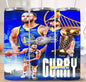 Golden State Gameday Tumbler featuring Stephen Curry in Warriors uniform, perfect Golden State Warriors fan gift